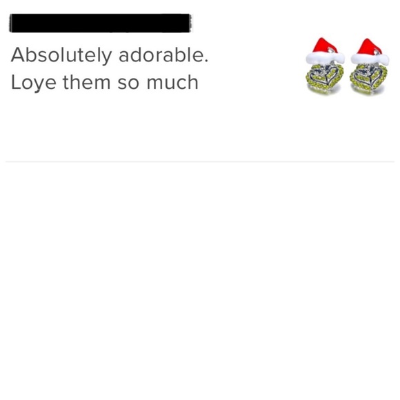 🎄New The Grinch Crystal Stud Earrings - Picture 5 of 5